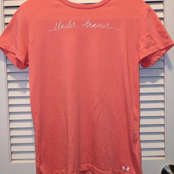Under Armour Women's Graphic T-shirt Pink Medium - Picture 2 of 7